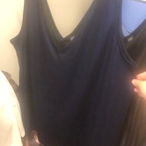 Blue shimmer tank
